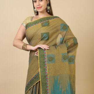 Cotton Saree with putta